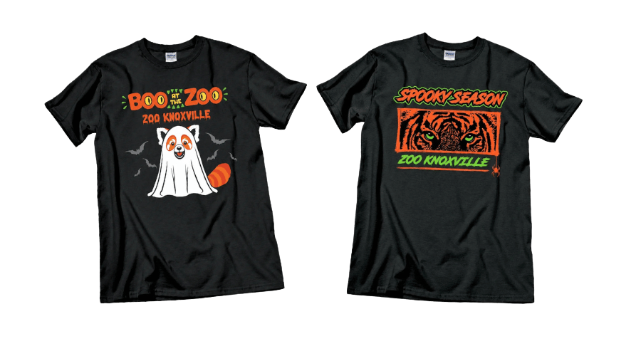 Two black Halloween shirts